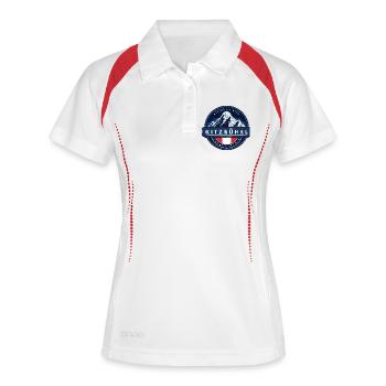 Kitzbühel ,  Kitzbühel Alps, Austria  - Polo respirant Femme - blanc/marine - Devant