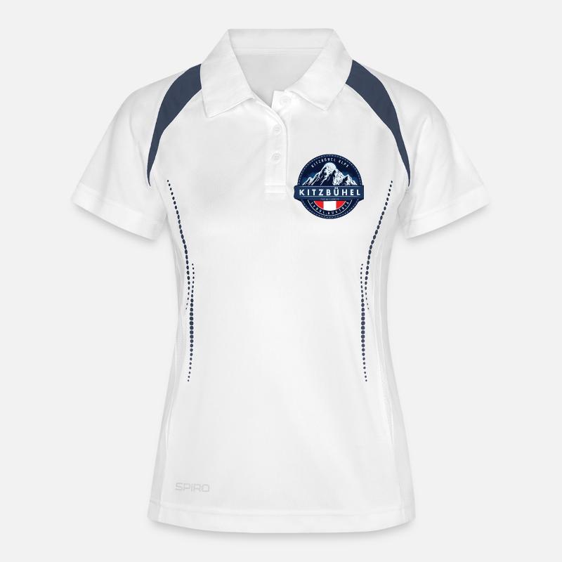 Kitzbühel , Kitzbühel Alps, Austria - Women's Polo breathable - white/navy