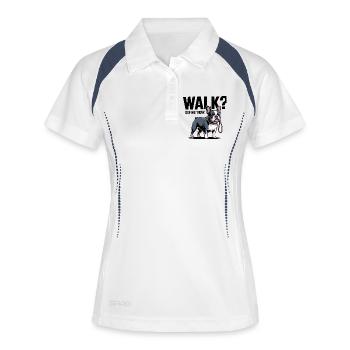French Bulldog Walk Time - Women's Polo breathable - white/navy - Front