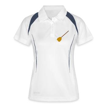 Starry Witch Broom in Autumn Colors - Women's Polo breathable - white/navy - Front