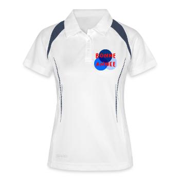 ALLES GUTE ZUM NEUEN JAHR. SILVESTER. NEUJAHR - Frauen Polo atmungsaktiv - Weiß/Navy - Vorne