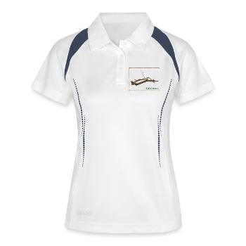 Real Stick Insect T-shirt - Women's Polo breathable - white/navy - Front