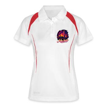 Malmö City Sweden Cool Epic Gift - Women's Polo breathable - white/navy - Front
