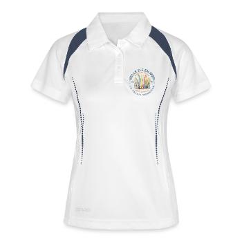 Surf Belle Ile en Mer - Women's Polo breathable - white/navy - Front