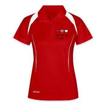 Core Pixel Trio - Women's Polo breathable - white/navy - Front