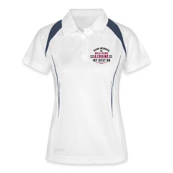 Apprenti métallurgiste formation d’apprenti métallurgiste - Polo respirant Femme - blanc/marine - Devant