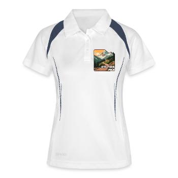 Stelvio Pass - Women's Polo breathable - white/navy - Front