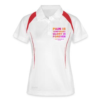 MARATHION BERLIN FINISHER 2025 - Polo respirant Femme - blanc/marine - Devant