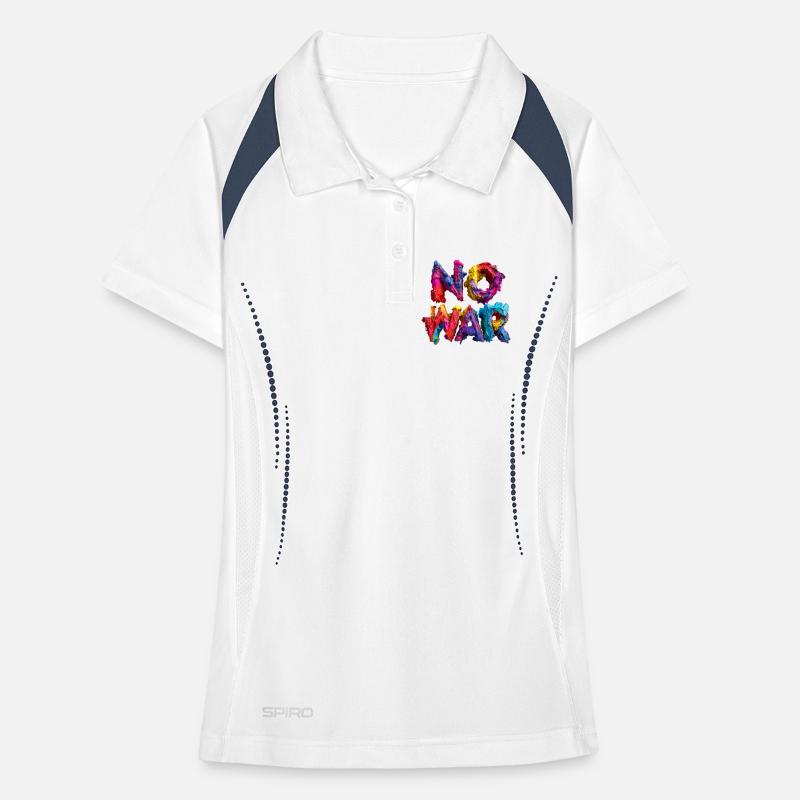 No War Color Explosion Women's Polo breathable