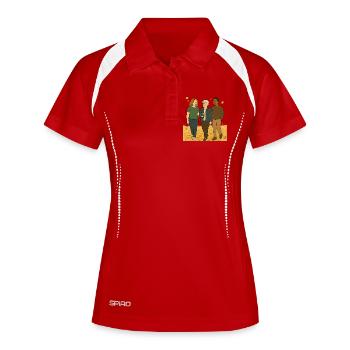 Grandma Karin - Women's Polo breathable - white/navy - Front