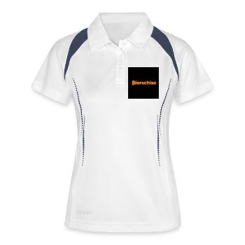 Bierschiss Malle - Polo respirant Femme - blanc/marine - Devant