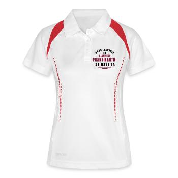 Intern Plumber Internship Plumbing - Women's Polo breathable - white/navy - Front