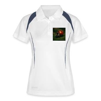 Animals - Ladybug - Women's Polo breathable - white/navy - Front
