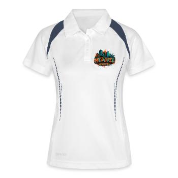 Milwaukee Skyline Splash Wisconsin - Women's Polo breathable - white/navy - Front