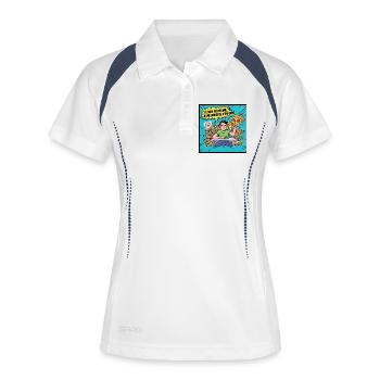 Diet and Hopes Comics - Women's Polo breathable - white/navy - Front