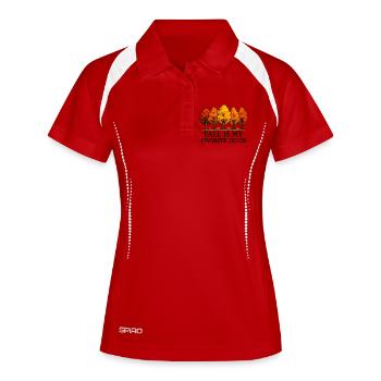 Autumn is my favorite color Autumn love - Women's Polo breathable - white/navy - Front