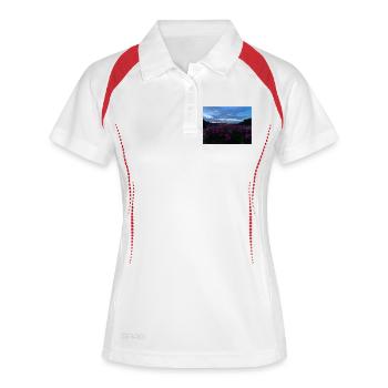 Château de Vaux le Vicomte at night - Women's Polo breathable - white/navy - Front