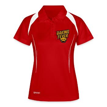 Baking Fever: Chef Hat Graphic - Women's Polo breathable - white/navy - Front