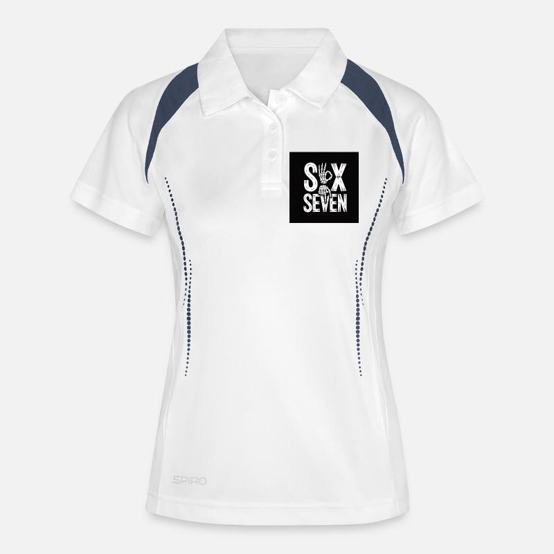 Sox Seven Skeleton Hand - Women's Polo breathable - white/navy