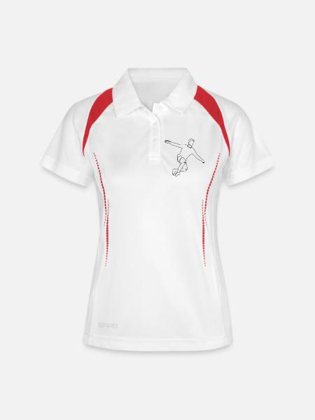 Jubilation - Women's Polo breathable - white/navy