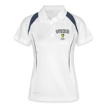 Souvenir Gothenburg, Gothenburg Sweden - Women's Polo breathable - white/navy - Front