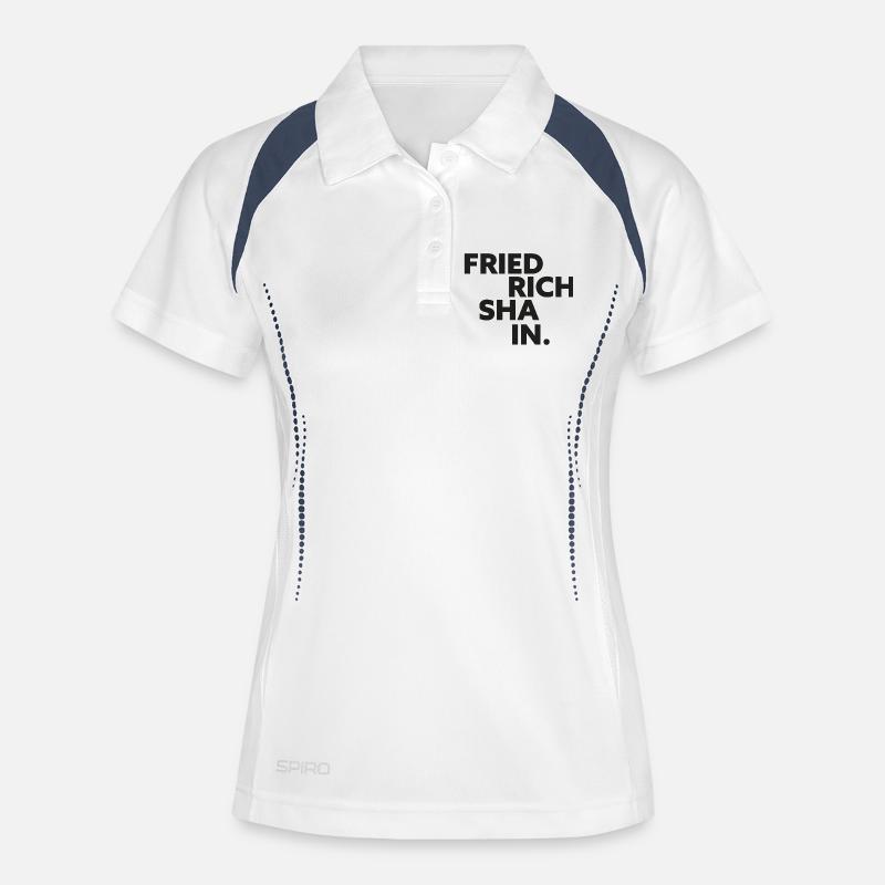 Giudan Berlin Collection: Friedrichshain - Women's Polo breathable - white/navy