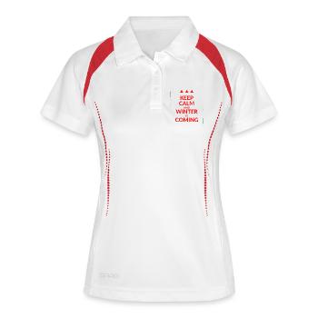 Keep Calm W is C - Women's Polo breathable - white/navy - Front