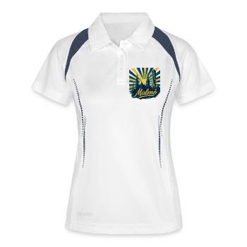 Malmö City Sweden Cool Epic Gift - Women's Polo breathable - white/navy - Front