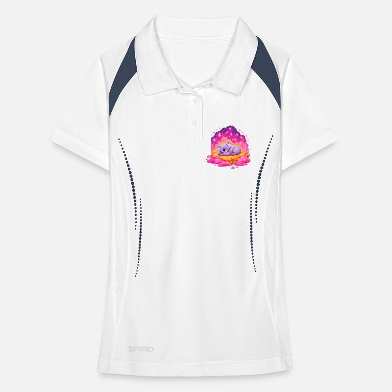 Cuddle Koala Rainbow Dream Women's Polo breathable