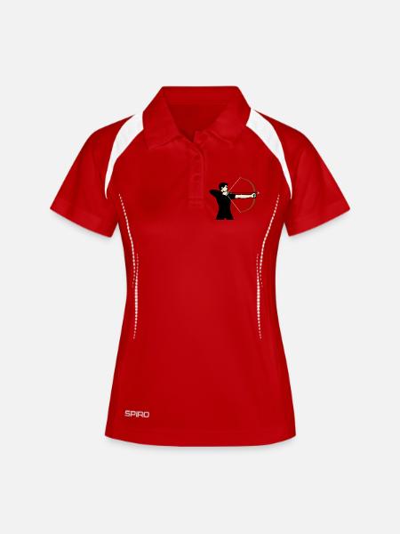 Determined Archer - Women's Polo breathable - white/navy
