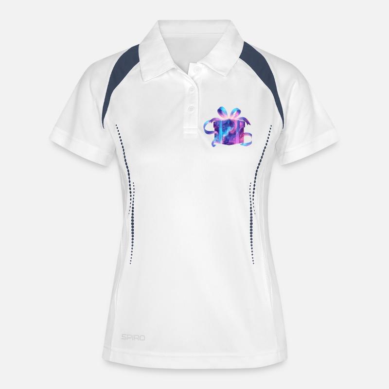 Ethereal Galaxy Gift - Women's Polo breathable - white/navy