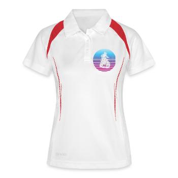 Direct Motocross Statement - Women's Polo breathable - white/navy - Front