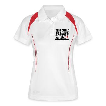 Bauer - Frauen Polo atmungsaktiv - Weiß/Navy - Vorne