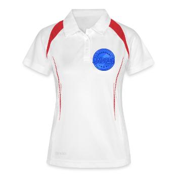 Andrey - Frauen Polo atmungsaktiv - Weiß/Navy - Vorne