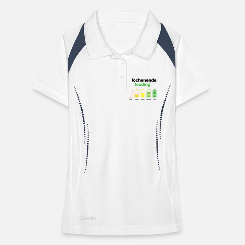 Weekend loading – battery full on Friday, work Women's Polo breathable