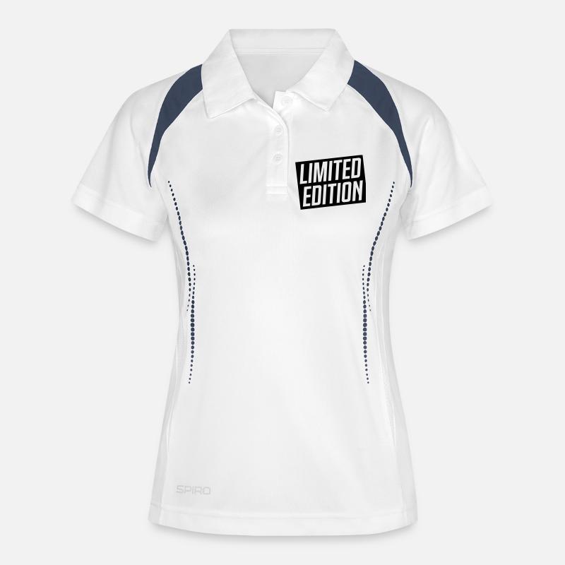 Limited edition - Women's Polo breathable - white/navy