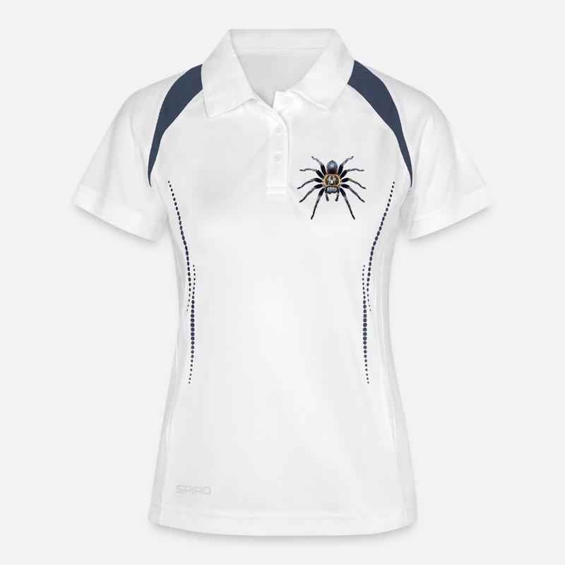 Tarantula - Women's Polo breathable - white/navy