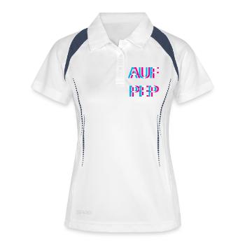 Hardtekk Tekk - Women's Polo breathable - white/navy - Front