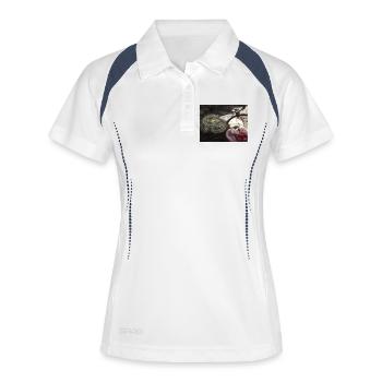 Evolutionary Clock - Women's Polo breathable - white/navy - Front