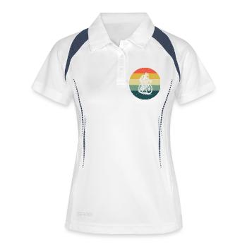 Statement for all road bikes - Women's Polo breathable - white/navy - Front
