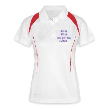 Hardtekk Tekk - Women's Polo breathable - white/navy - Front