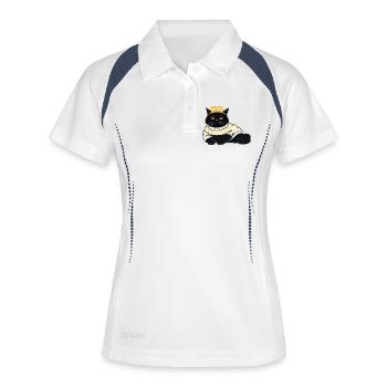 New Year 2026 Design - Women's Polo breathable - white/navy - Front