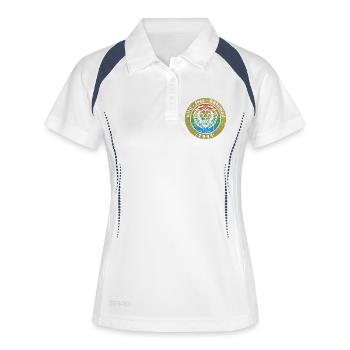 35. Geburtstag Wild, free & untamed since 01/1991 - Women's Polo breathable - white/navy - Front