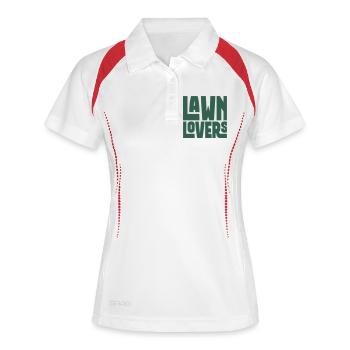 Lawn Lovers Lawn Friends - Women's Polo breathable - white/navy - Front