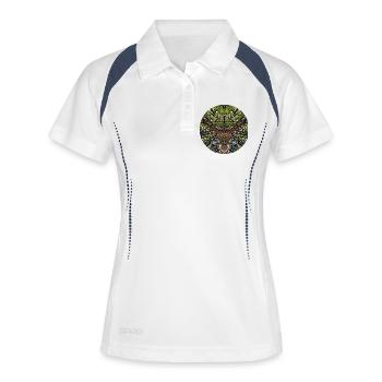 Nature creatures in treetop - Women's Polo breathable - white/navy - Front