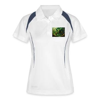 Heracles Battles the Hydra of Lerna - Women's Polo breathable - white/navy - Front