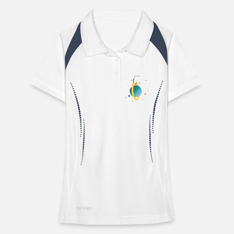 Planet on the hook (2/3) Women's Polo breathable