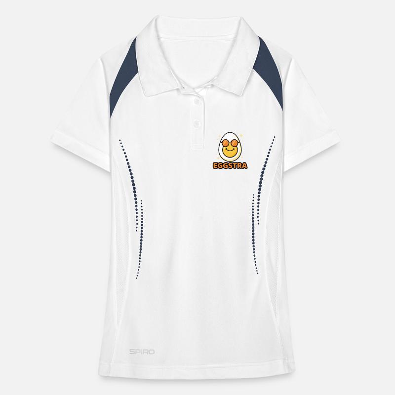 EGGSTRA Chill Mode Ei mit Sonnenbrille Ostern  Frauen Polo atmungsaktiv