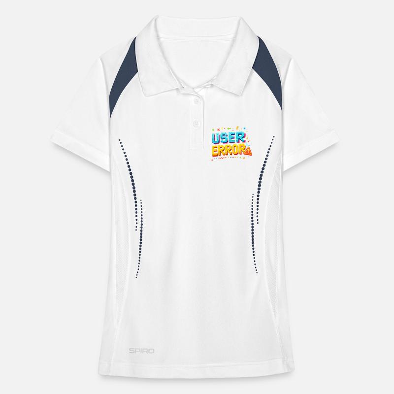 User Error Pixel Art Women's Polo breathable