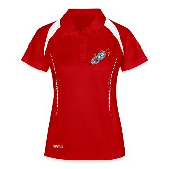 FUN_FUN_EXPRESS - Women's Polo breathable - white/navy - Front